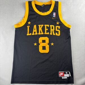 Vintage Nike Los Angeles Lakers Jersey Men S Black Stars 2004-05 NBA Kobe Bryant
